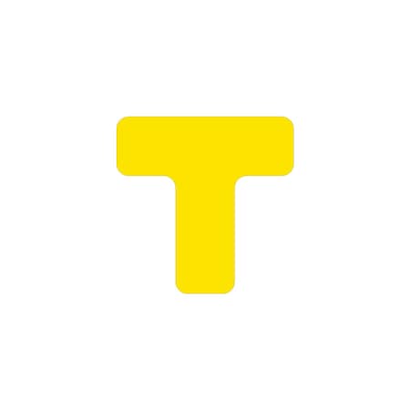5S Supplies 5S Corner Markers, 2 in W., 6 in L., 0.003 in Thickness, 25 PK VST-ROUND-YELLOW